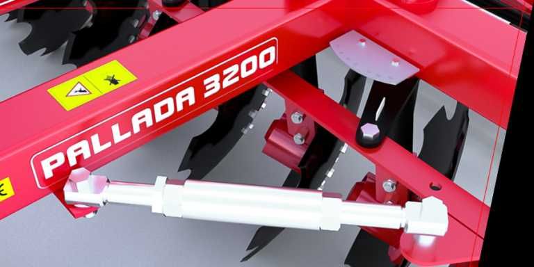 Grape cu discuri pe 2 randuri PALLADA 2400 tractată