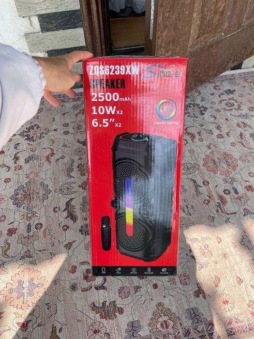 Колонка Kalonka Karaoke Bluetooth USB Yangi Speaker