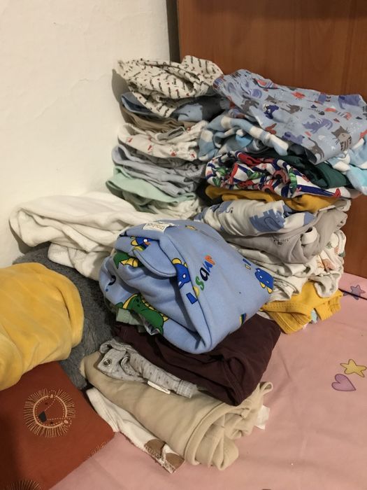 Детская одежда 0-6мес 47шт