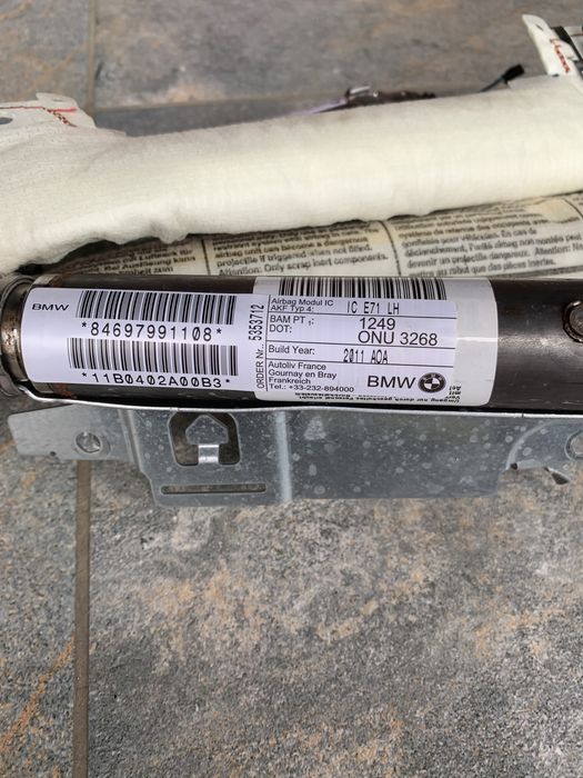 Airbag cortina stanga dreapta bmw x6 e71