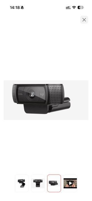 Продам вебкамеру logitech