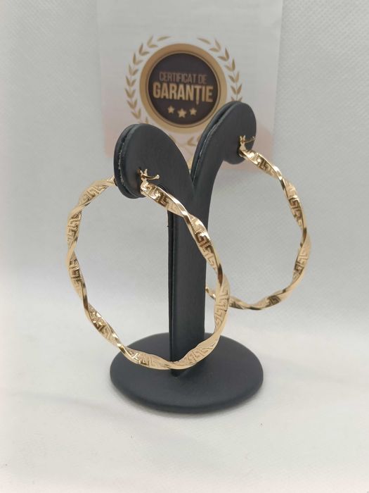 Cercei aur 14K 7.20g (Ag16 Moldova b33755.2) - Garantie 2 ani!