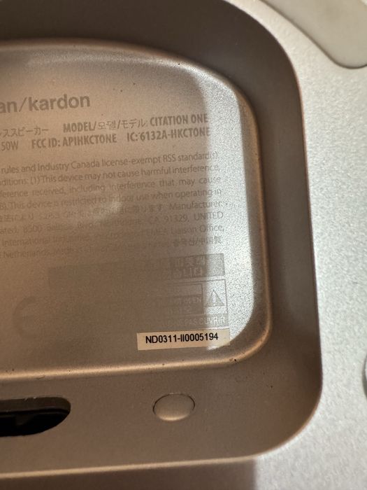 Harman kardon citation one(nu reusesc s-o conectez)