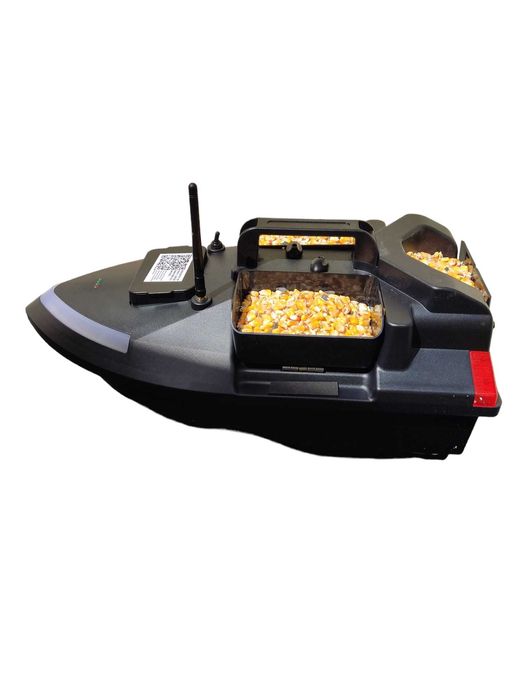 Barcă Navomodel cu sonar și GPS, 3 cuve , doua motoare , doua baterii,
