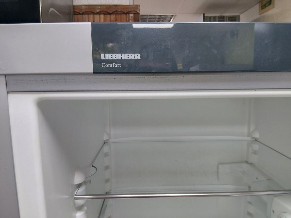 Иноксов комбиниран хладилник с фризер  Liebherr  с 2 години Гаранция!