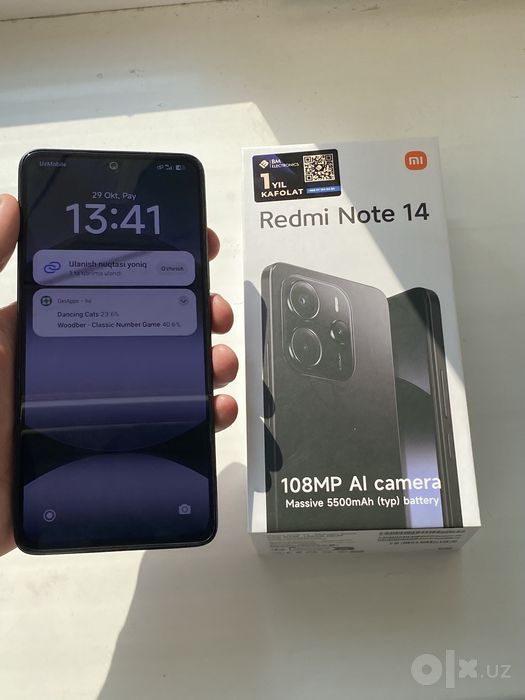 Redmi note 14 ideal 3oy ishlagan yengi