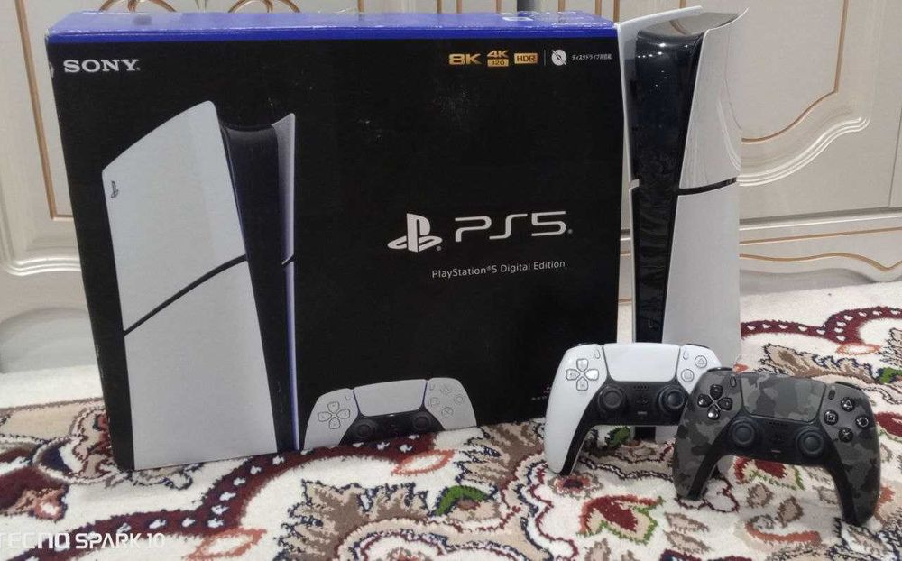 PlayStation 5 slim Digital 1 tb 2 ta jostigi bilan