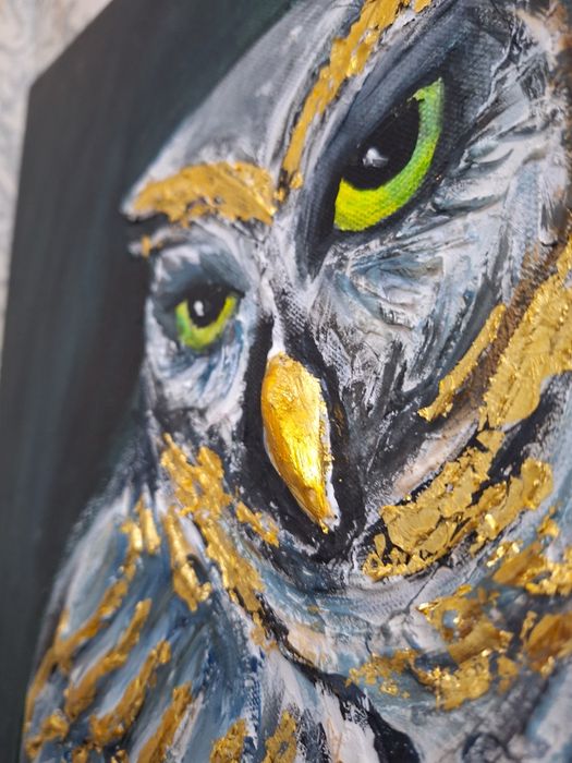 3д картина совы декоративная