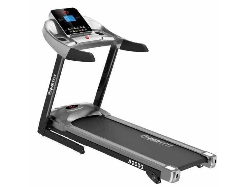 Banda alergat pliabila BodyFit (14 km/h,inclinatie electrica,USB &MP3)