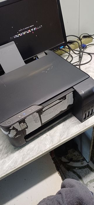 Эпсон L 3100, галовкаси кетган