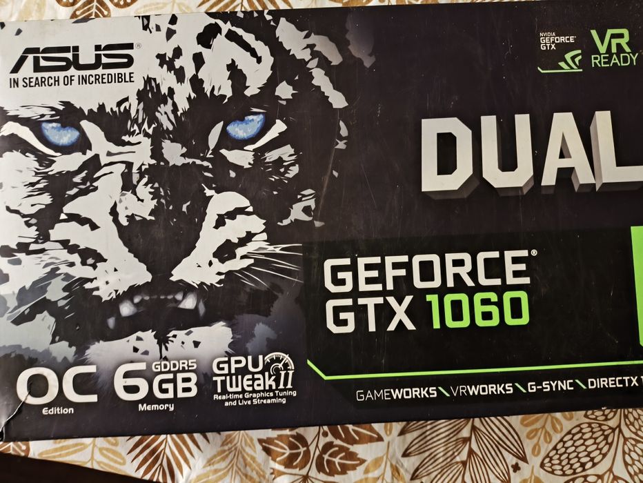 Видеокарта GTX 1060 6gb