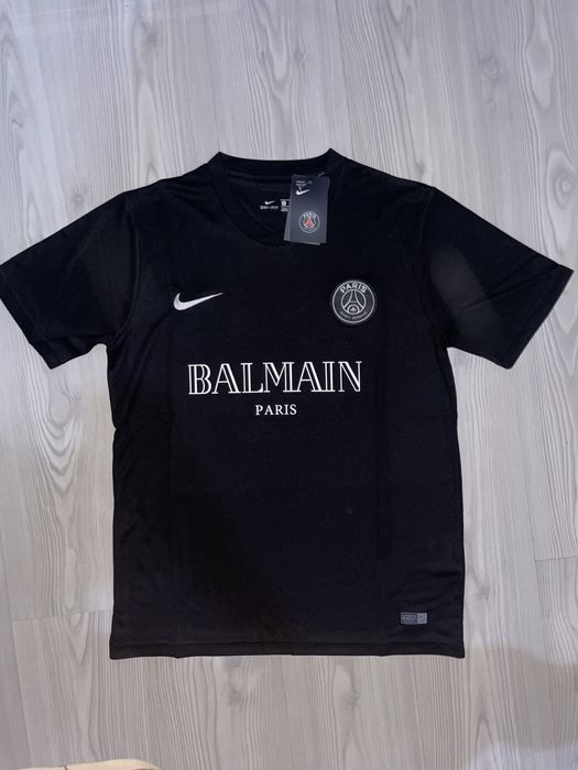 Tricou Balmain Nike PSG Negru