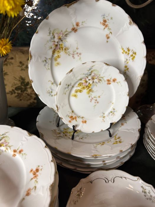 120 годишен Rosenthal Iris- сервиз за хранене за 14 човека