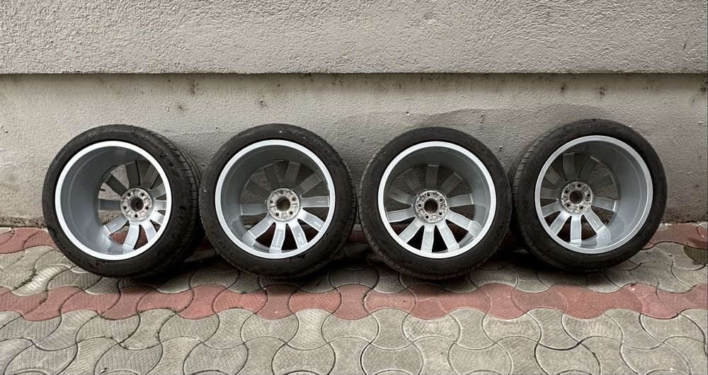 JANTE ORIGINALE AUDI A6 C8 R19 cu anvelope vara GoodYear 245/45 R19