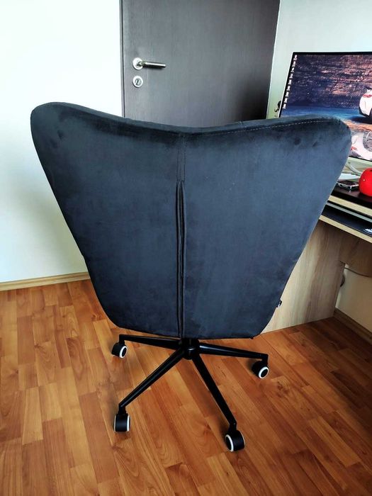 Scaun tip fotoliu pentru birou Votana HR650K, negru