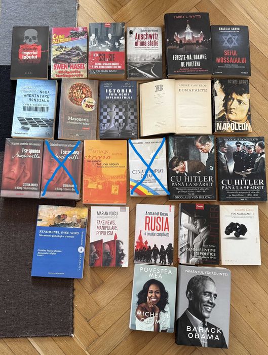 Carti istorie, autobiografie, psihologie