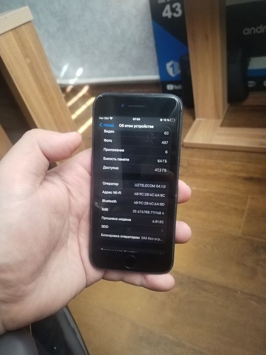 iPhone 8 64gb ideal kamera tiniq atpechatka ishlid
