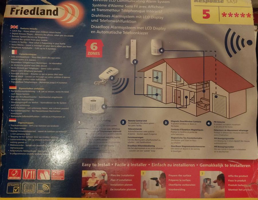 Set Centrala efractie fara fir