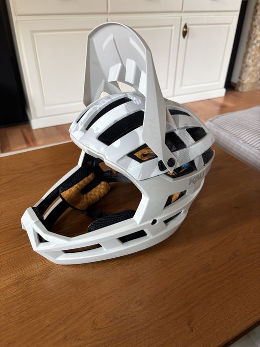 Casca full face KALI INVADER 2.0 MTB marimea XS-M ALB