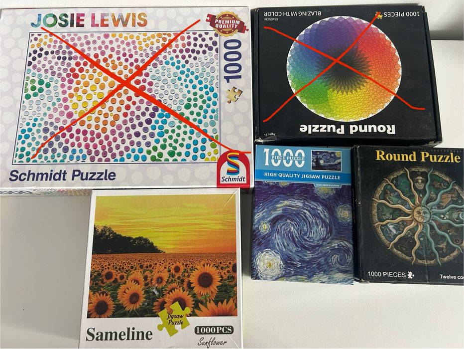 Puzzel 500/1000/1500/3000 piese