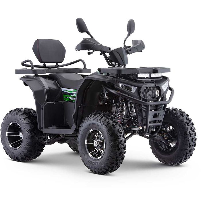Atv 200cc Mini Rocket Taurus 4T benzina 10" negru/verde