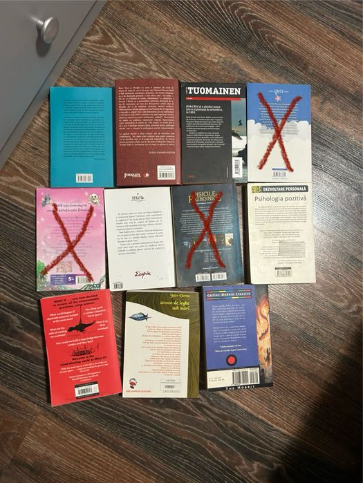 Set carti beletristica + Dezvoltare personală si sanatate