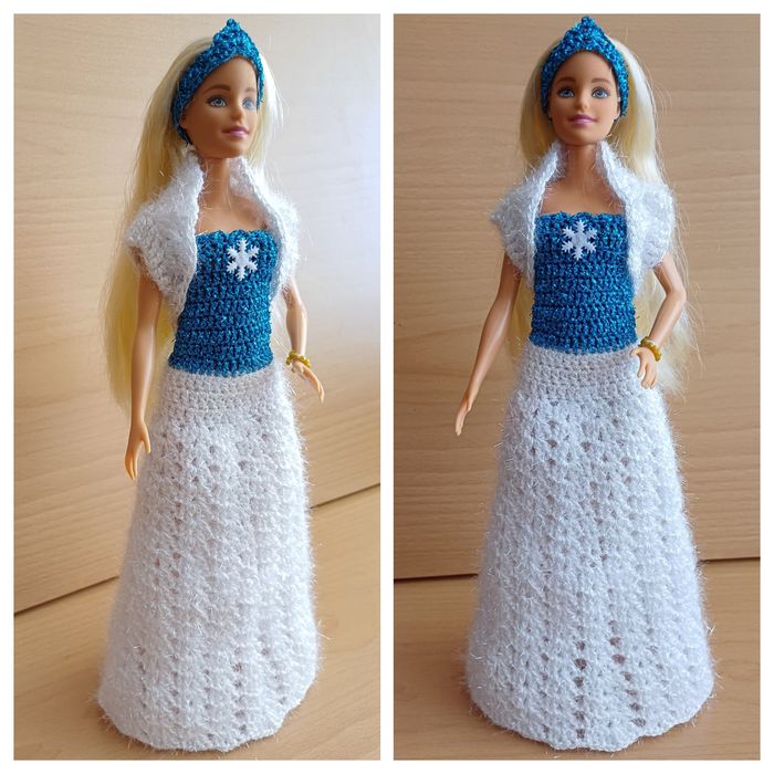 Дрехи за кукла Барби ръчно изработени нови