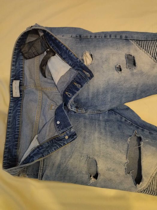 Pantaloni lungi barbati blugi originali Zara Man moderni