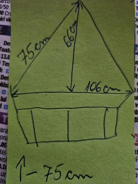 Comodă pe colț de lemn