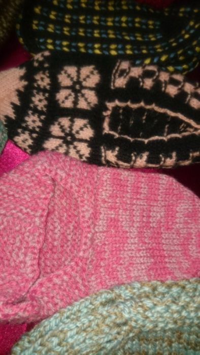 ръчно изплетени дамски терлици