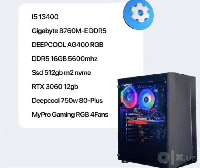 Kampyuter sotiladi video karta 3060 - 16Gb