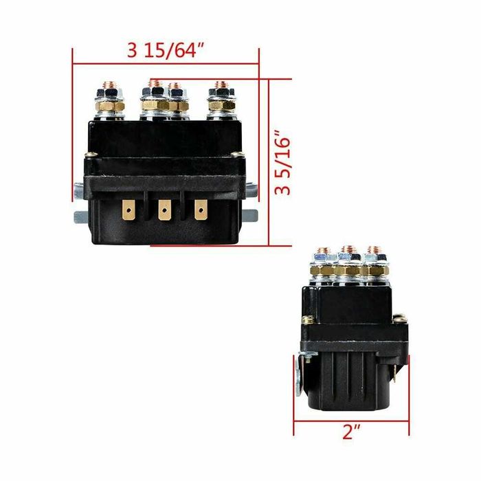 Bobina Solenoid troliu dublus sens 500A /Heavy duty Winch Solenoid