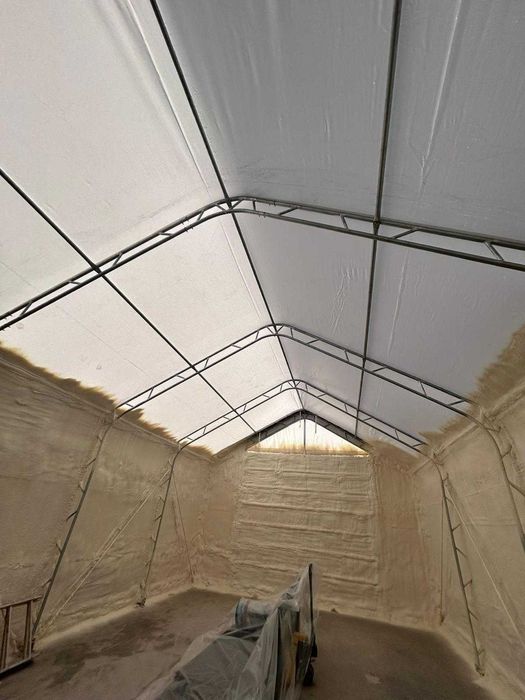 Индустриална палатка тип къща 12.2x30x4(7.41) м