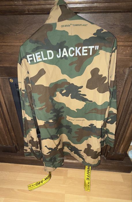 Geaca Off-White camouflage field jacket
