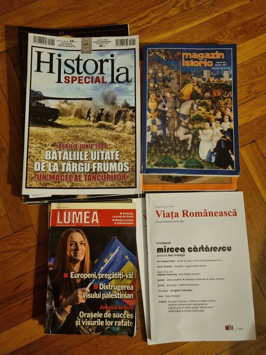Vand colectii reviste Lumea, Historia Magazin istoric, ViataRomaneasca
