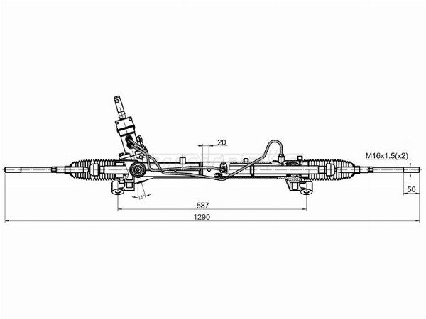 Рейка рулевая Ford Focus