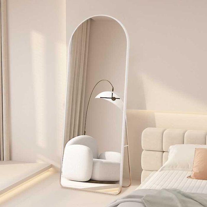 Зеркало полный рост настенное напольное золотое чёрное овальное