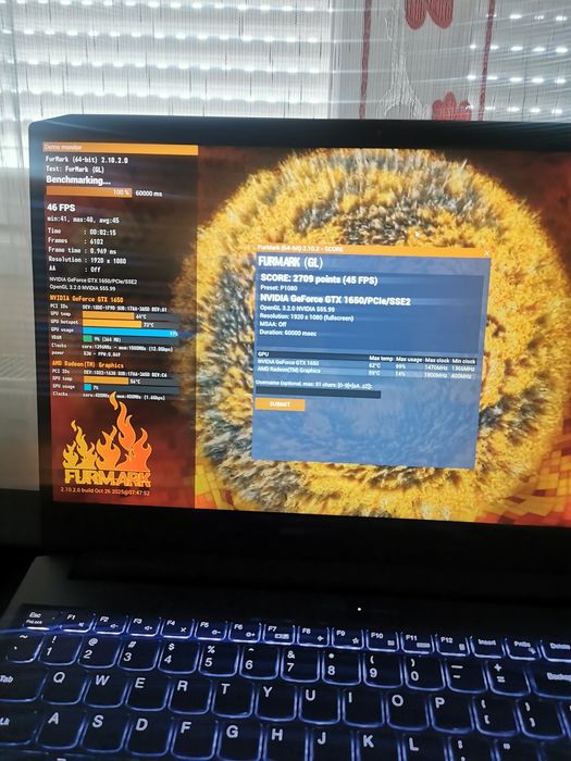 OFERTA Laptop Lenovo Gaming ideapad 3, Ryzen 5 5600h, 16 gb ram, stare impecabila