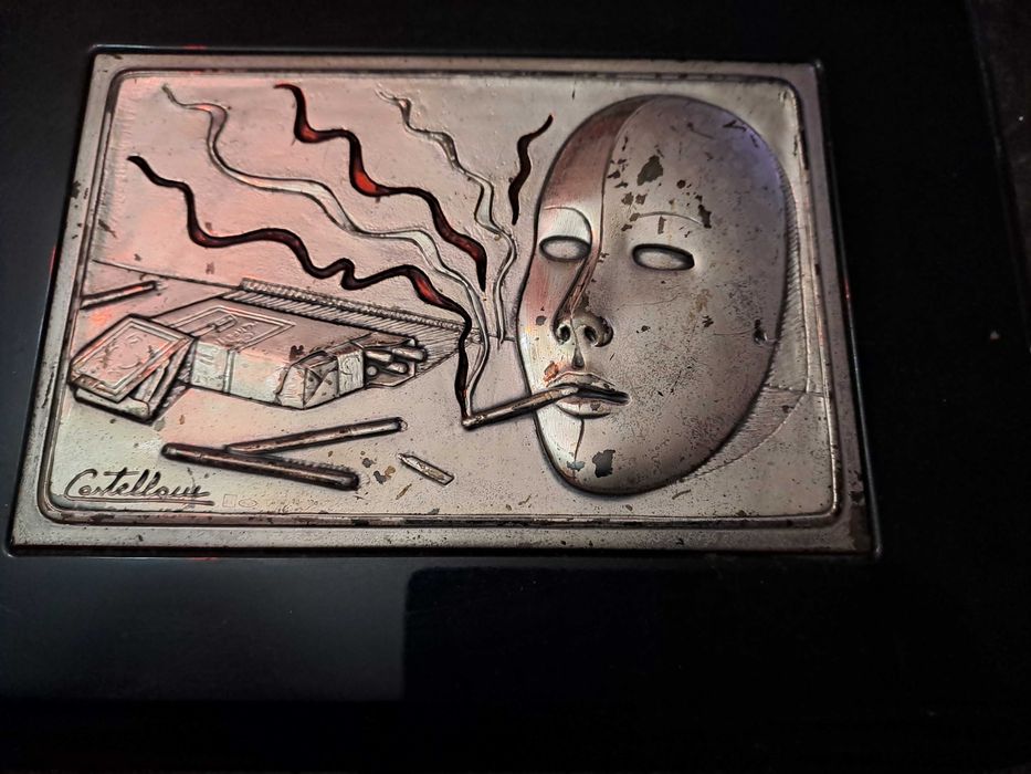 Дървена кутия за карти