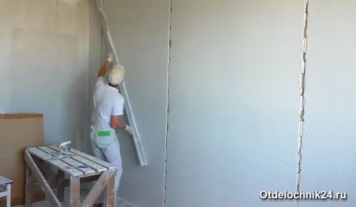 Шкатурка затирка стяжка родбан пад маяк