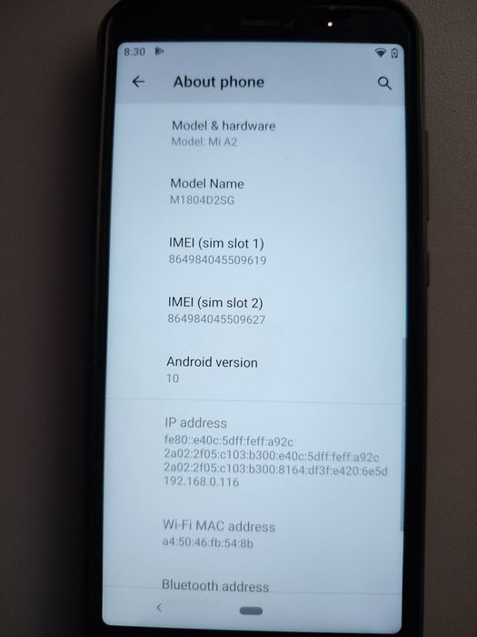 Xiaomi Mi A2 perfect functional