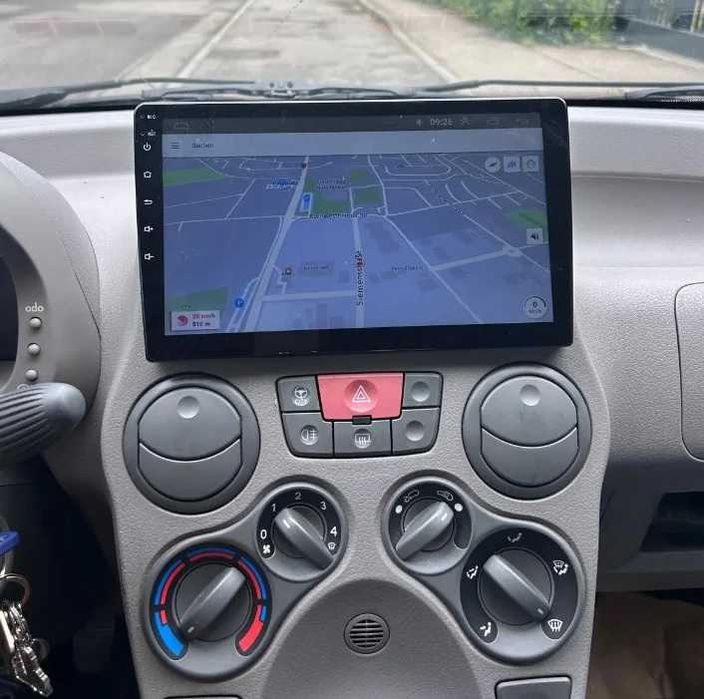 Андроид Мултимеди за Fiat Panda, Навигация, Carplay Android Auto, Фиат Панда, радип, плеър 2003 2004 2005 2006 2007 2008 2009 2010 2011 2012 година