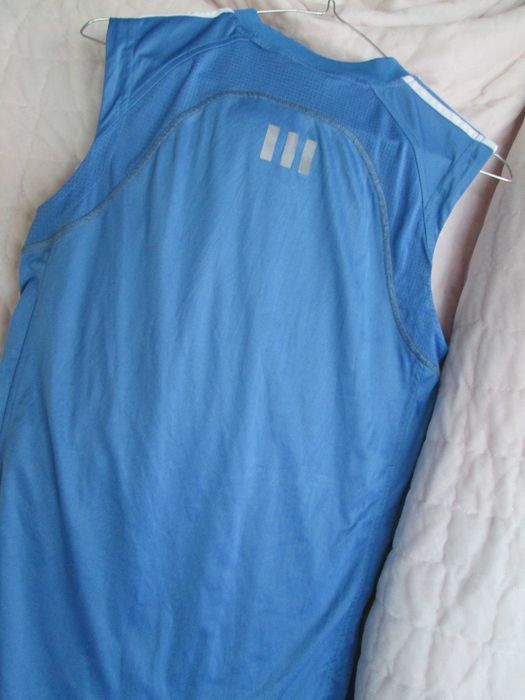 tricou albastru  Adidas S