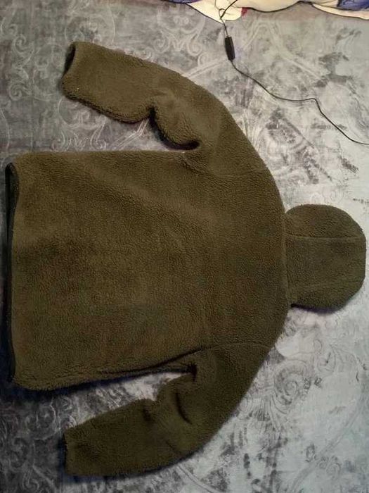 Geaca reversibila cu gluga si fleece sherpa Wolfe