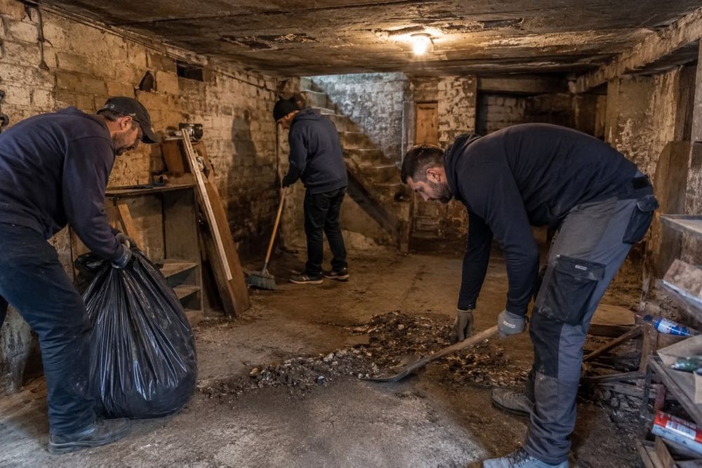 Debarasări Apartamente, Beciuri, Poduri și Pivnițe | Debarasare Mobila Veche, Moloz și Gunoi | Demolări & Curățare Curți