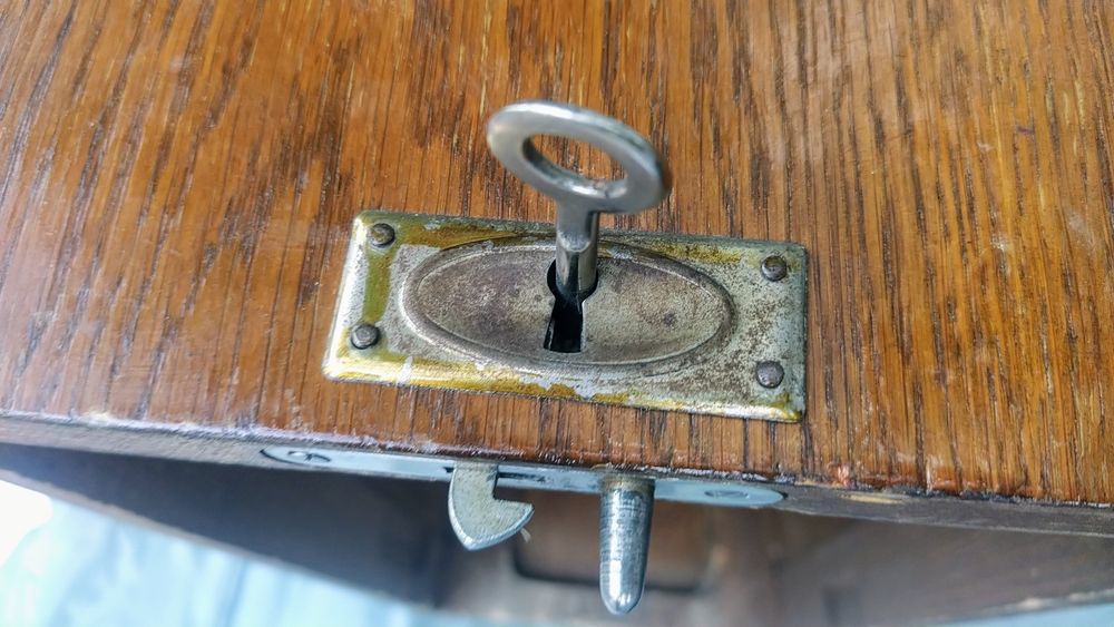 Дървен капак шевна машина