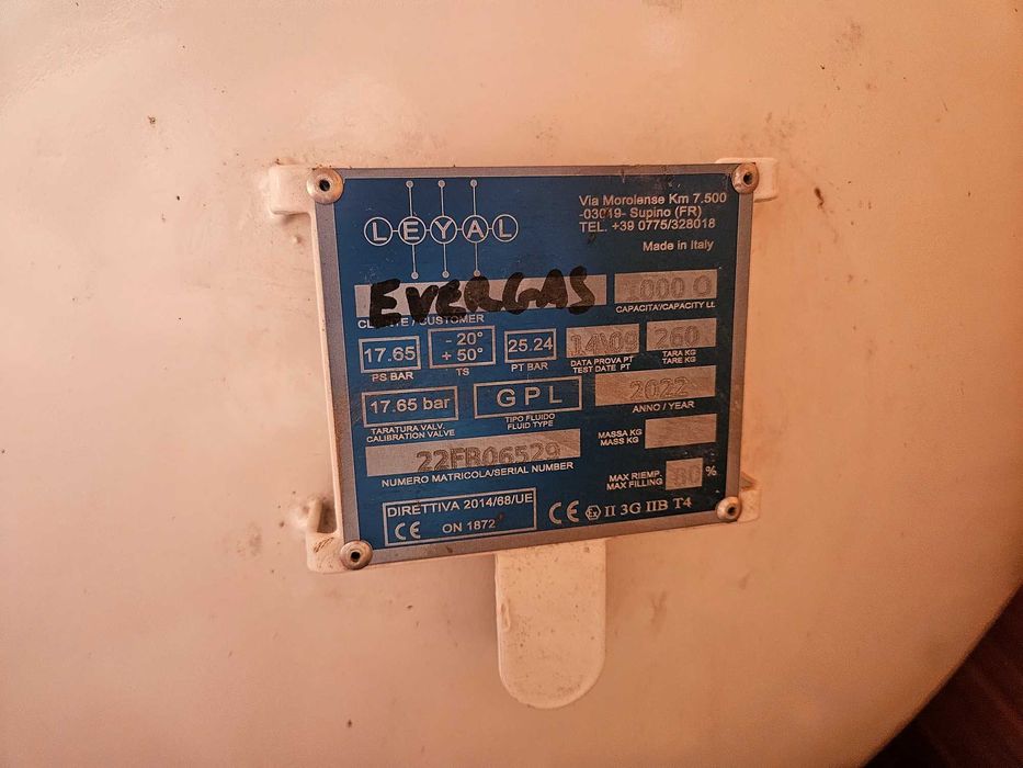 Butelie gpl de 1000L 2023