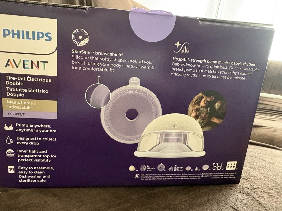 Philips Avent SCF495/11 Hands-Free помпа за кърма – като нова