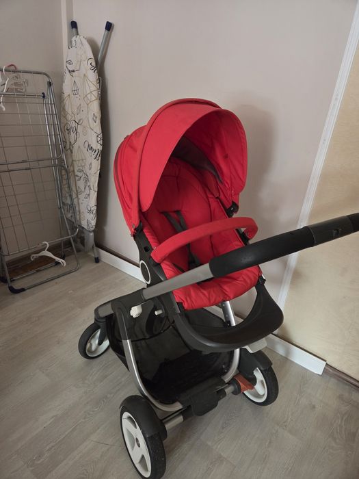Коляска Stokke. Люлька и прогулочный блок