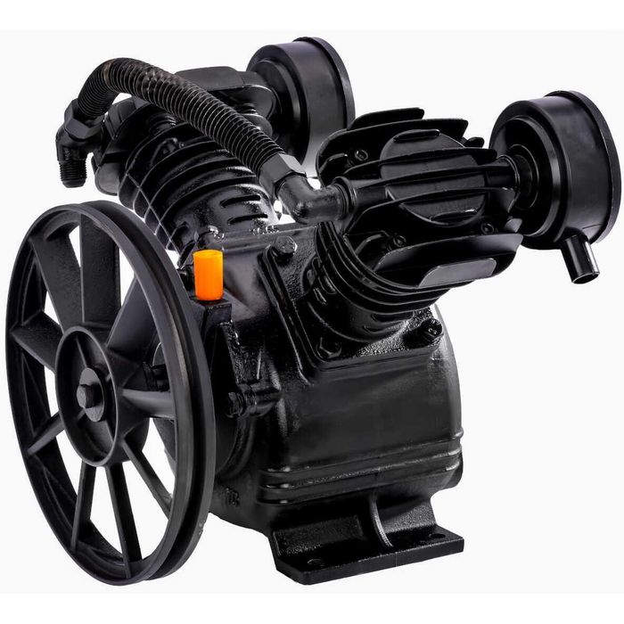 Cap compresor de aer cu 2 pistoane 2.2kW, 8 bari debit 250l/min, Kraft